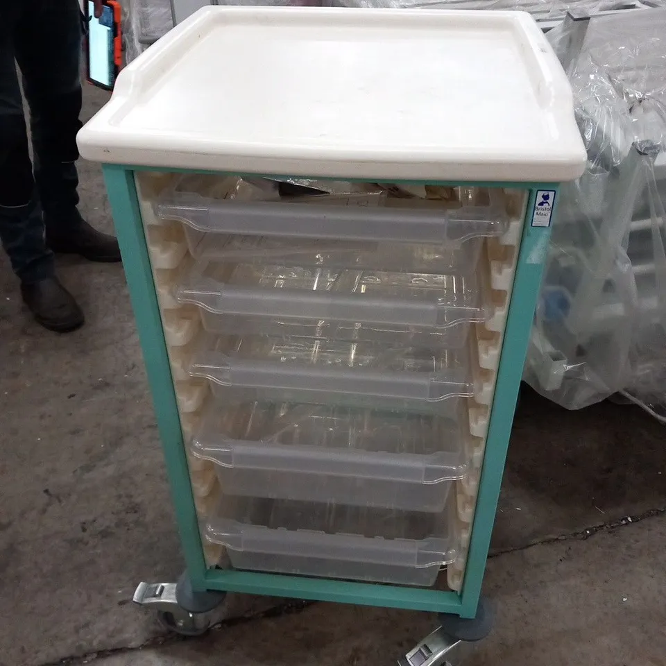 BRISTOL MAID FIVE DRAWER TROLLEY