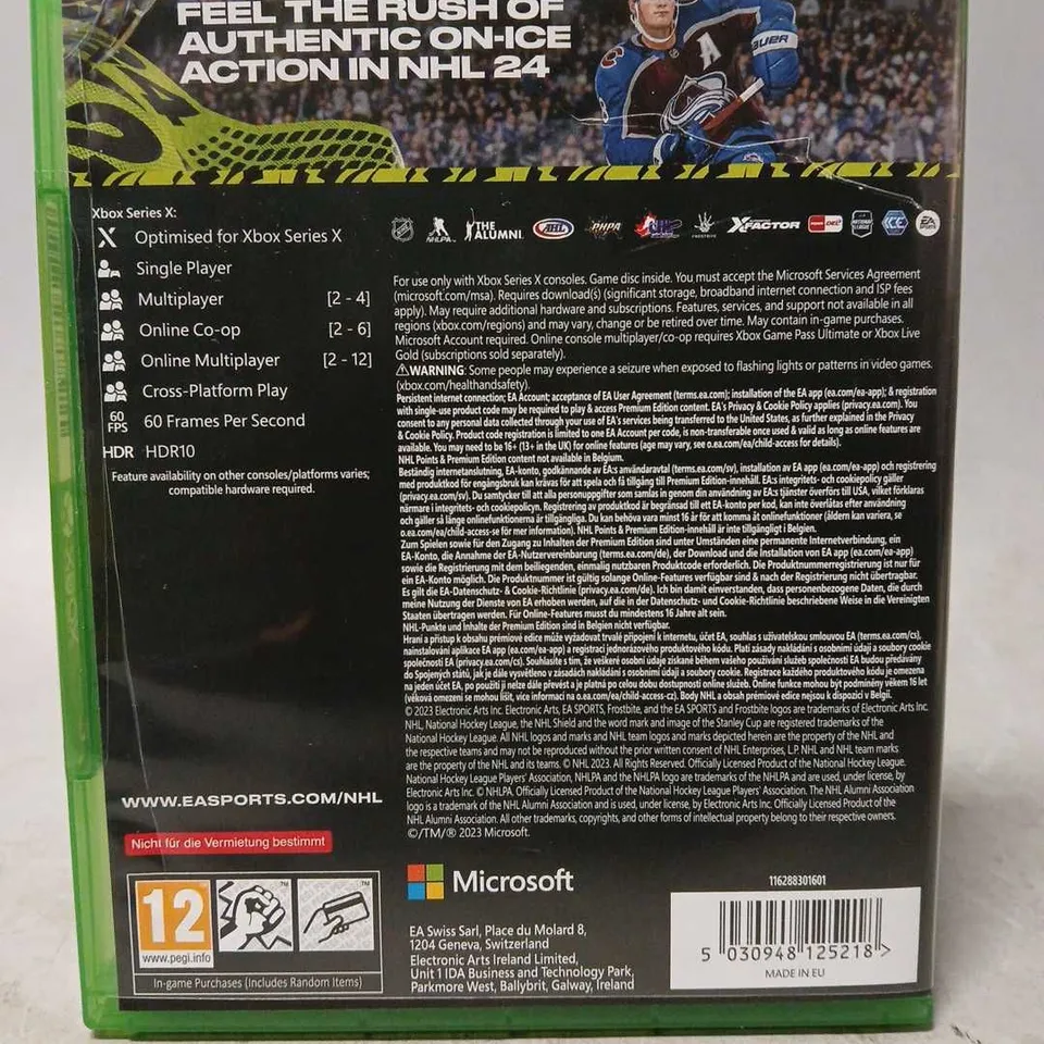 SEALED NHL 24 (XBOX SERIES X)