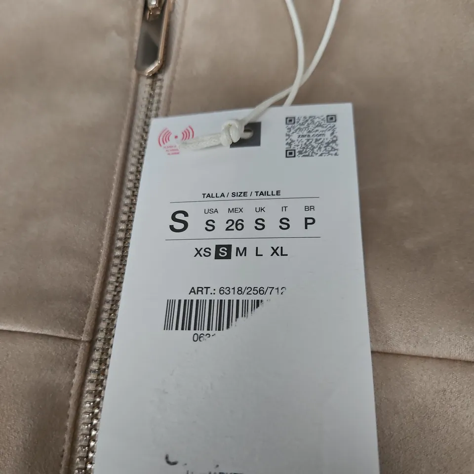 ZARA BEIGE WOMEN'S JACKET – SIZE S (EUR/USA S, MEX 26)