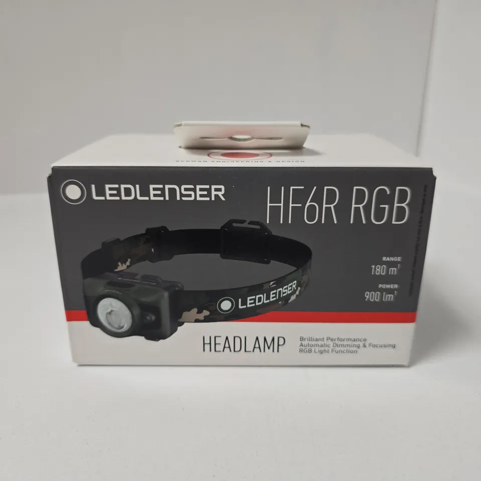 BOXED LEDLENSER HF6 RGB HEADLAMP IN CAMO