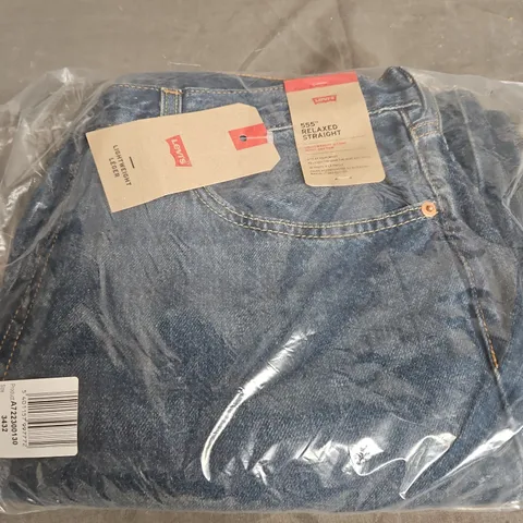 LEVI'S 555 RELAXED STRAIGHT JEANS – LIGHTWEIGHT DENIM, 100% COTTON SIZE 34X32