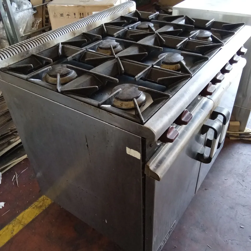 MV M-LINE PLUS COMMERCIAL 6-BURNER GAS COOKER