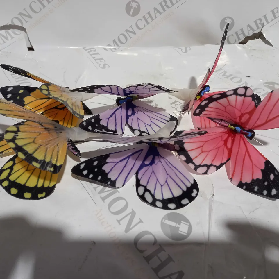 LUXFORM SOLAR 6-SET FIBER BUTTERFLY WITH CLIP 