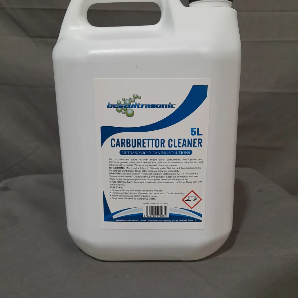 BEST ULTRA SONIC 5L CARBURETTOR CLEANER