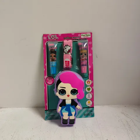 LOL SURPRISE! LIP GLOSS SET PLANT BASED PLUS MINI BAG