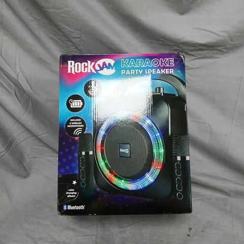 BOXED ROCKJAM PARTY SPEAKER 2024 MODEL PS150PL BLACK