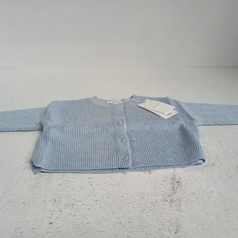 MANGO BABY CARDIGAN β LIGHT BLUE KNIT, SIZE 2β3 YEARS (98 CM)