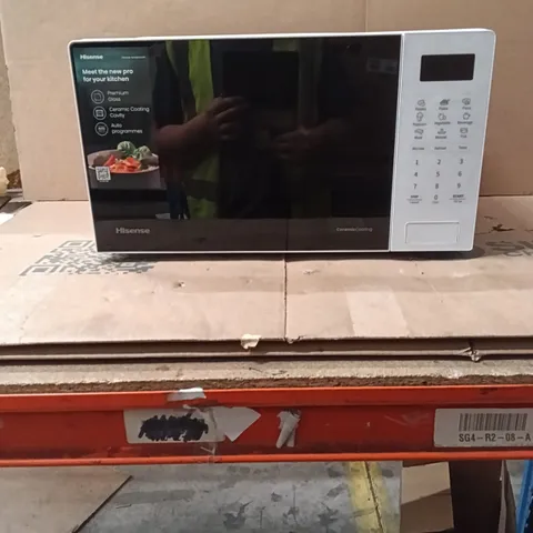 BOXED HISENSE H20MOWS4UK MICROWAVE OVEN - WHITE