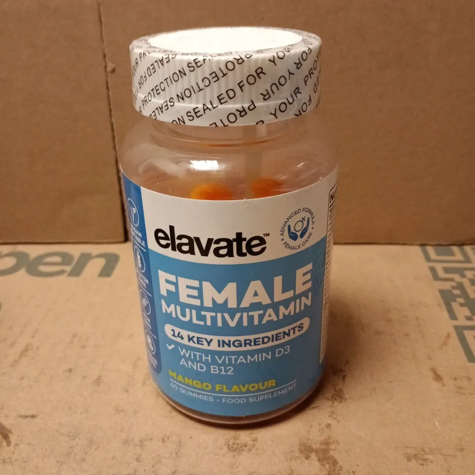 ELAVATE FEMALE MULTIVITAMIN GUMMIES – MANGO FLAVOUR