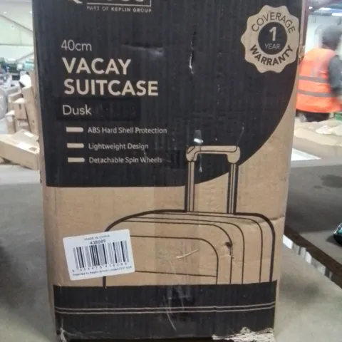 BOXED KEPLIN LUGG 40CM VACAY SUITCASE DUSK COLOUR 