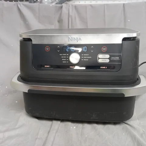 BOXED NINJA10.4L FOODI FLEXDRAWER DUAL AIR FRYER IN BLACK
