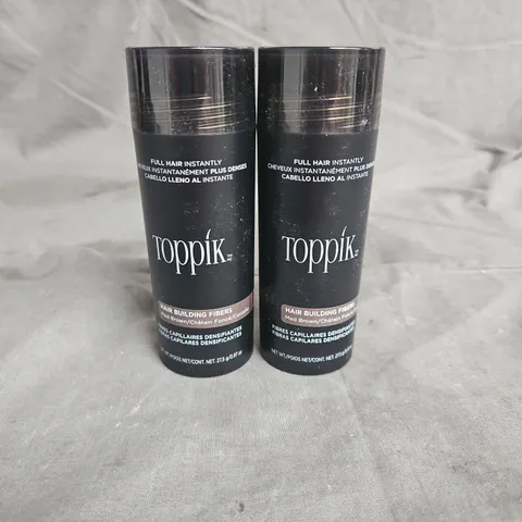 TOPPIK HAIR BUILDING FIBERS IN MEDIUM BROWN 2X27.5G
