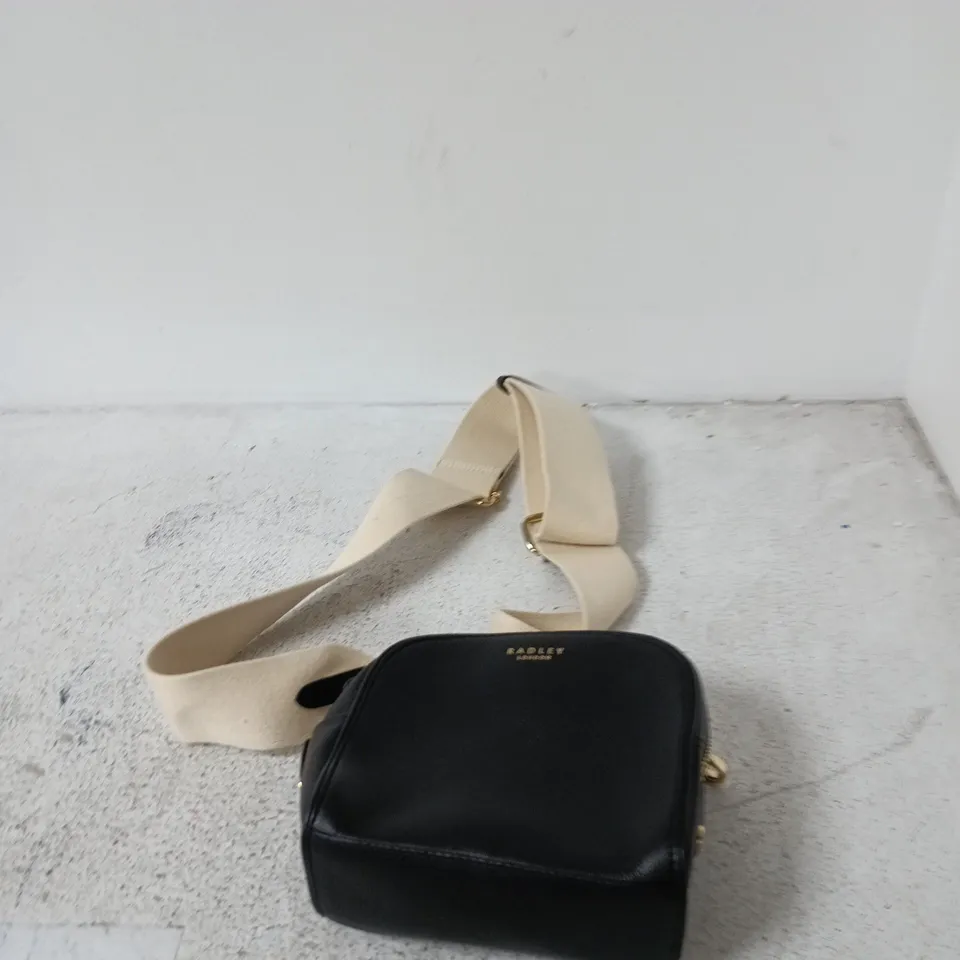 RADLEY LONDON BLACK LEATHER CROSSBODY BAG