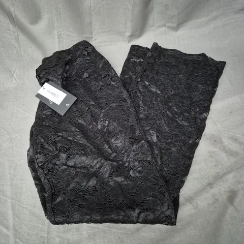 4TH+RECKLESS LUELLA TROUSER IN BLACK SIZE 12