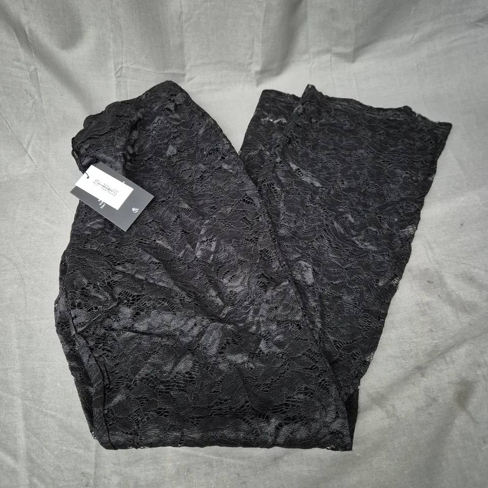 4TH+RECKLESS LUELLA TROUSER IN BLACK SIZE 12