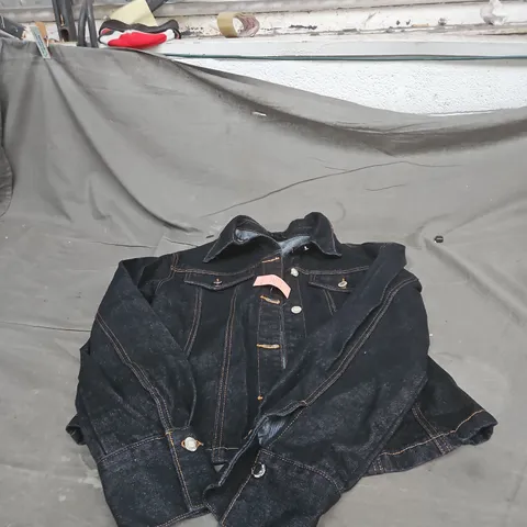 PRETTYLITTLETHING DENIM JACKET UK 14 WITH TAGS