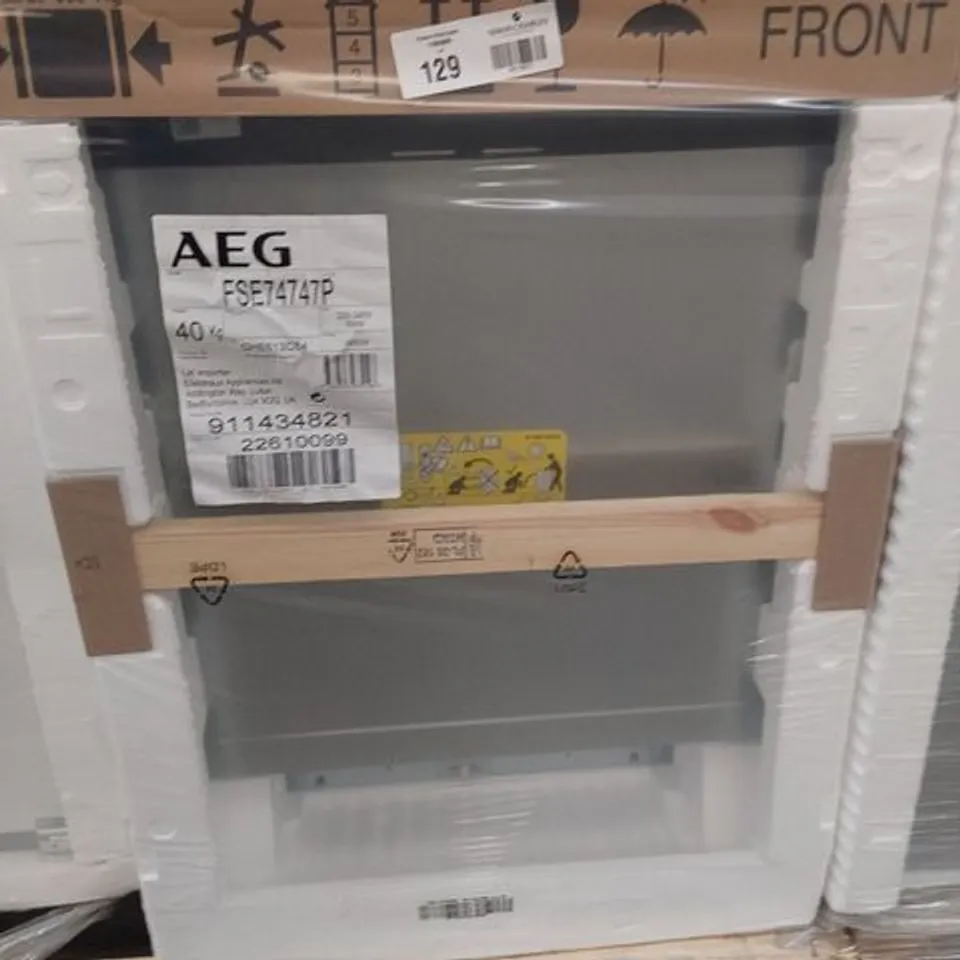 AEG PROCLEAN 15 PLACE SETTING INTEGRATED DISHWASHER - WHITE MODEL FSE74747P RRP £775