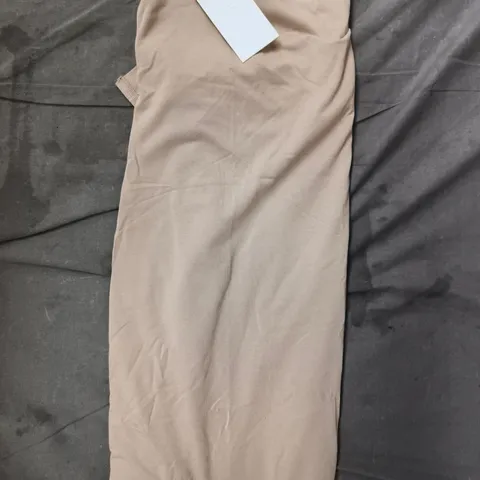 BOODY V-NECK SLIP DRESS IN STONE SIZE MEDIUM