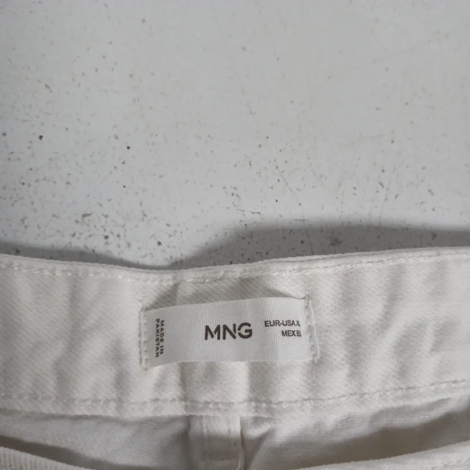 MANGO 328 TEEN GIRL JEANS – WHITE, SIZE XL