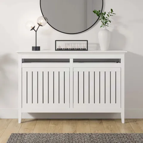 BOXED LYNTON RADIATOR COVER WHITE