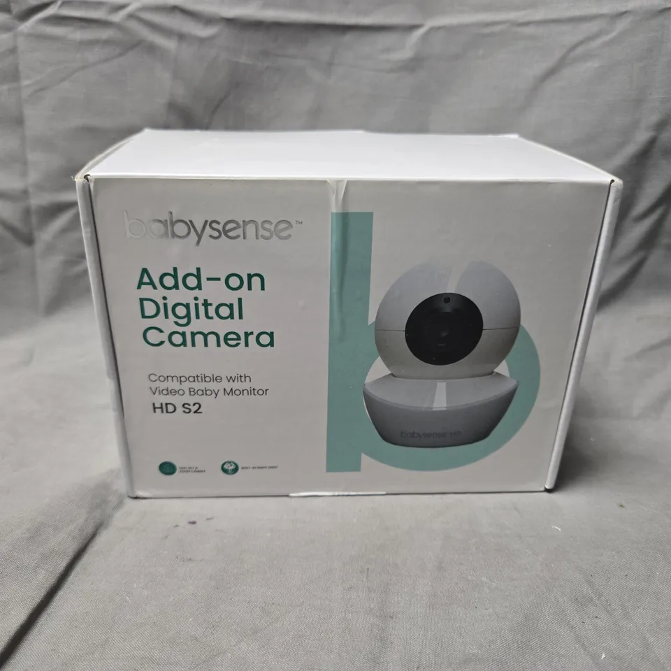 BOXED AND SEALED BABYSENSE ADD-ON DIGITAL CAMERA FOR VIDEO BABY MONITOR HD S2