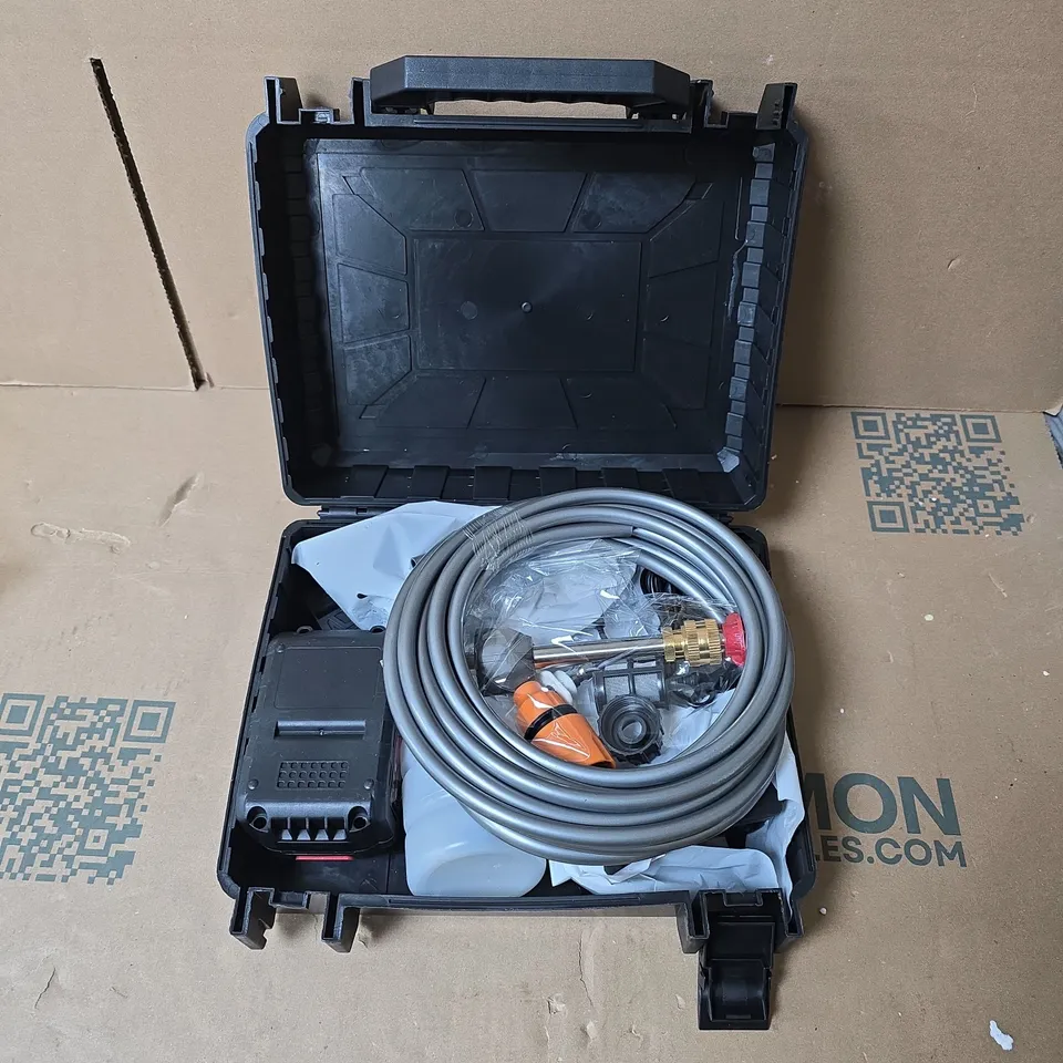 LIVMORE CORDLESS CAR POWER WASH WITH CARRY CASE