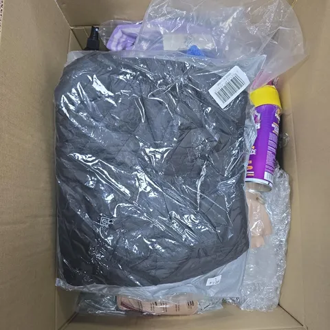 BOX OF APPROXIMATELY 15 ASSORTED ITEMS TO INCLUDE: PURE GLO KUMKUMADI COLLECTION