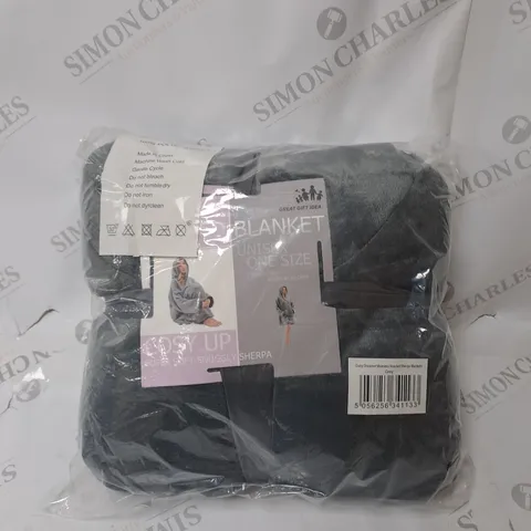 GREY HEATED BLANKET  