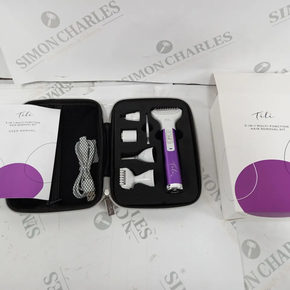 TILI 5-IN-1 MULTI-FUNCTION HAIR REMOVAL KIT - PURPLE