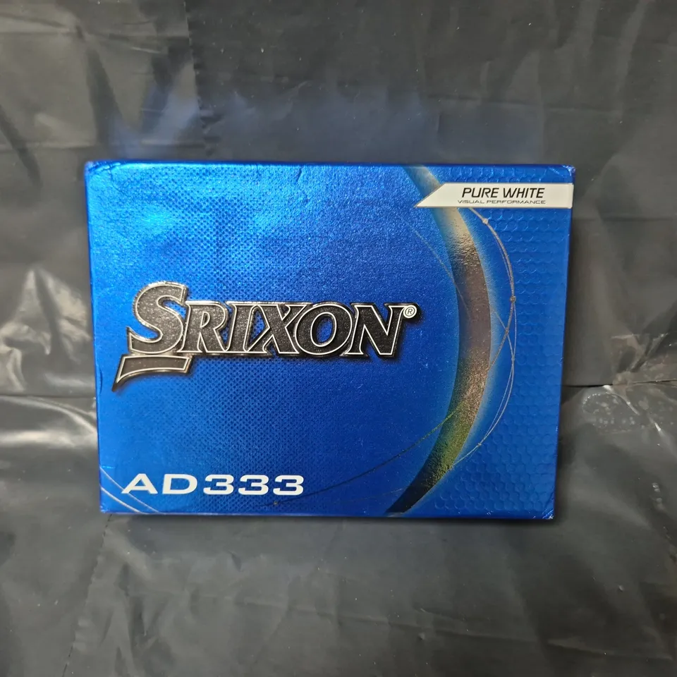 BOXED SRIXON AD333 GOLF BALLS WHITE