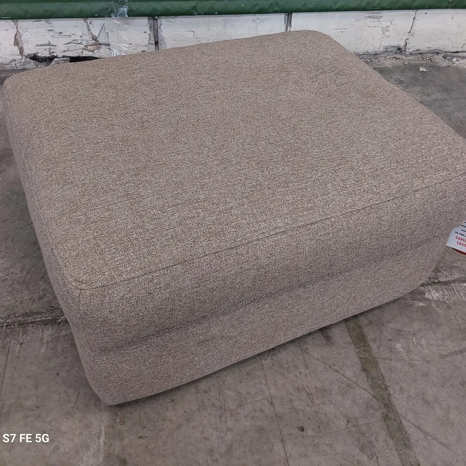 QUALITY BRITISH DESIGNER G PLAN STORAGE FOOTSTOOL MUSHROOM FABRIC 