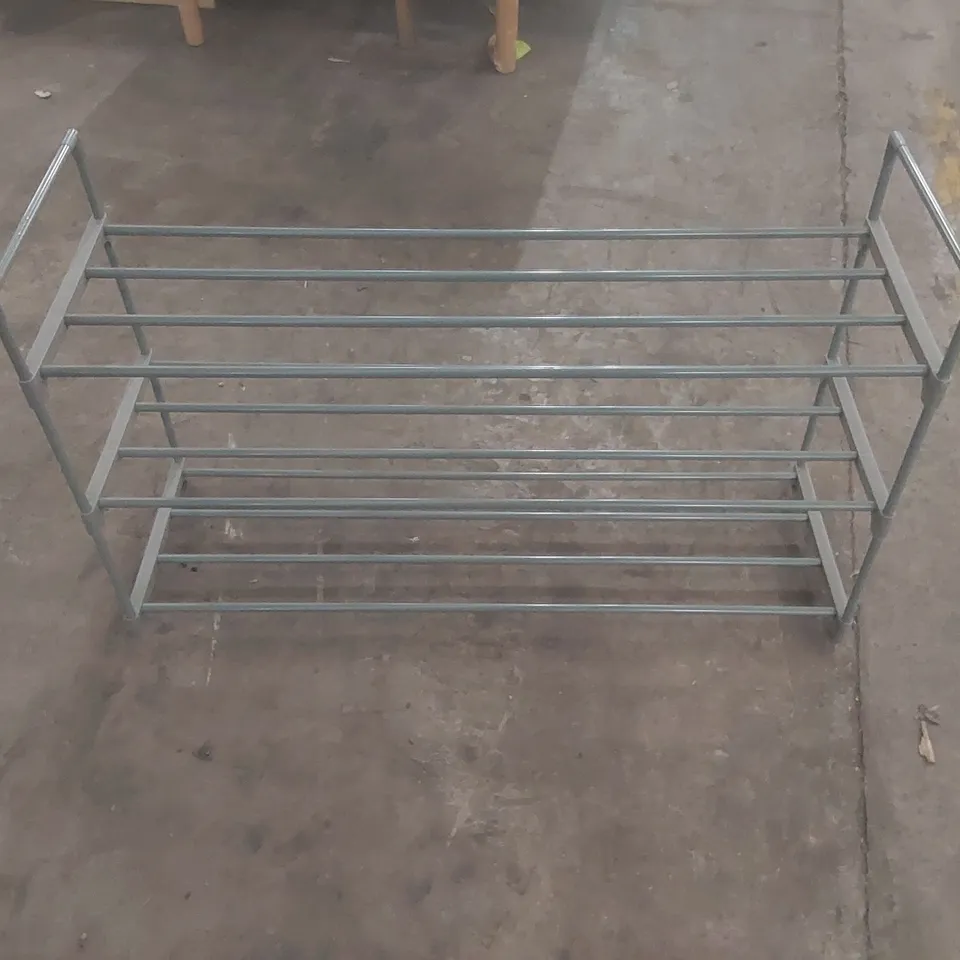 BEROWALT 10 PAIR SHOE RACK FINISH: GREY