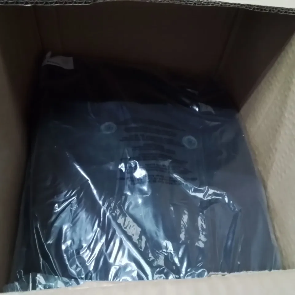 BOXED BRAND NEW APPROXIMATELY 5 JD WILLIAMS HOODED TRENCE JACKET BLACK SIZE 20