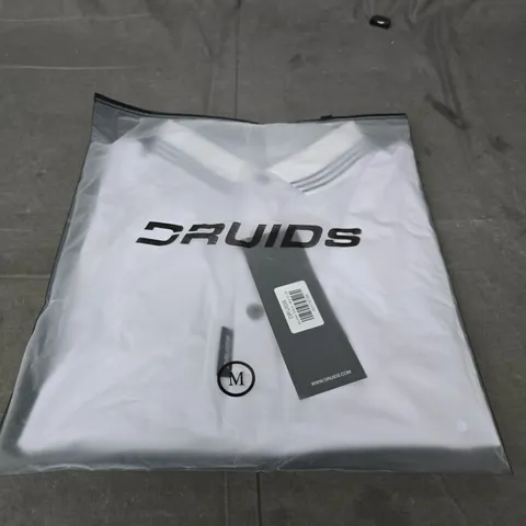 DRUIDS BELFRY POLO SHIRT β WHITE, UK M