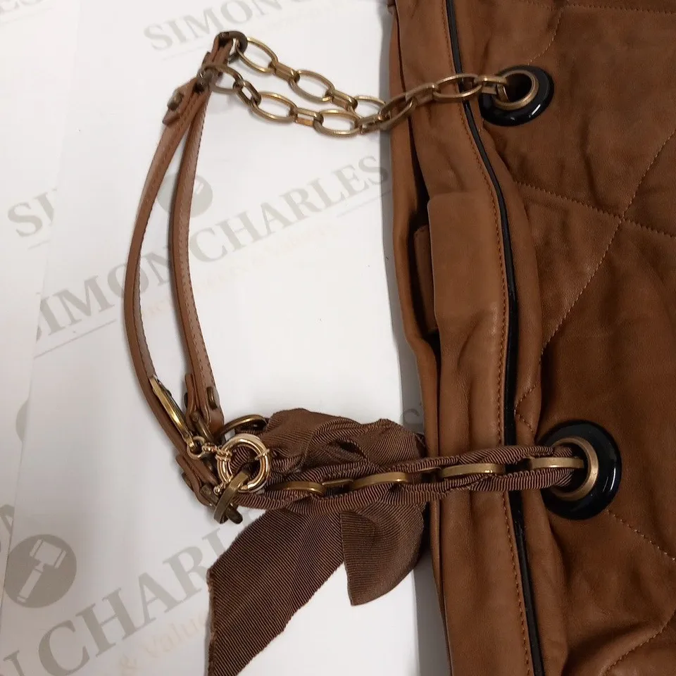 LANVIN PARIS BROWN HANDBAG