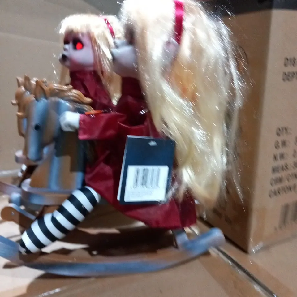 4 BRAND NEW FESTIVE HALLOWEEN TERRIFYING ANIMATED DOLLS