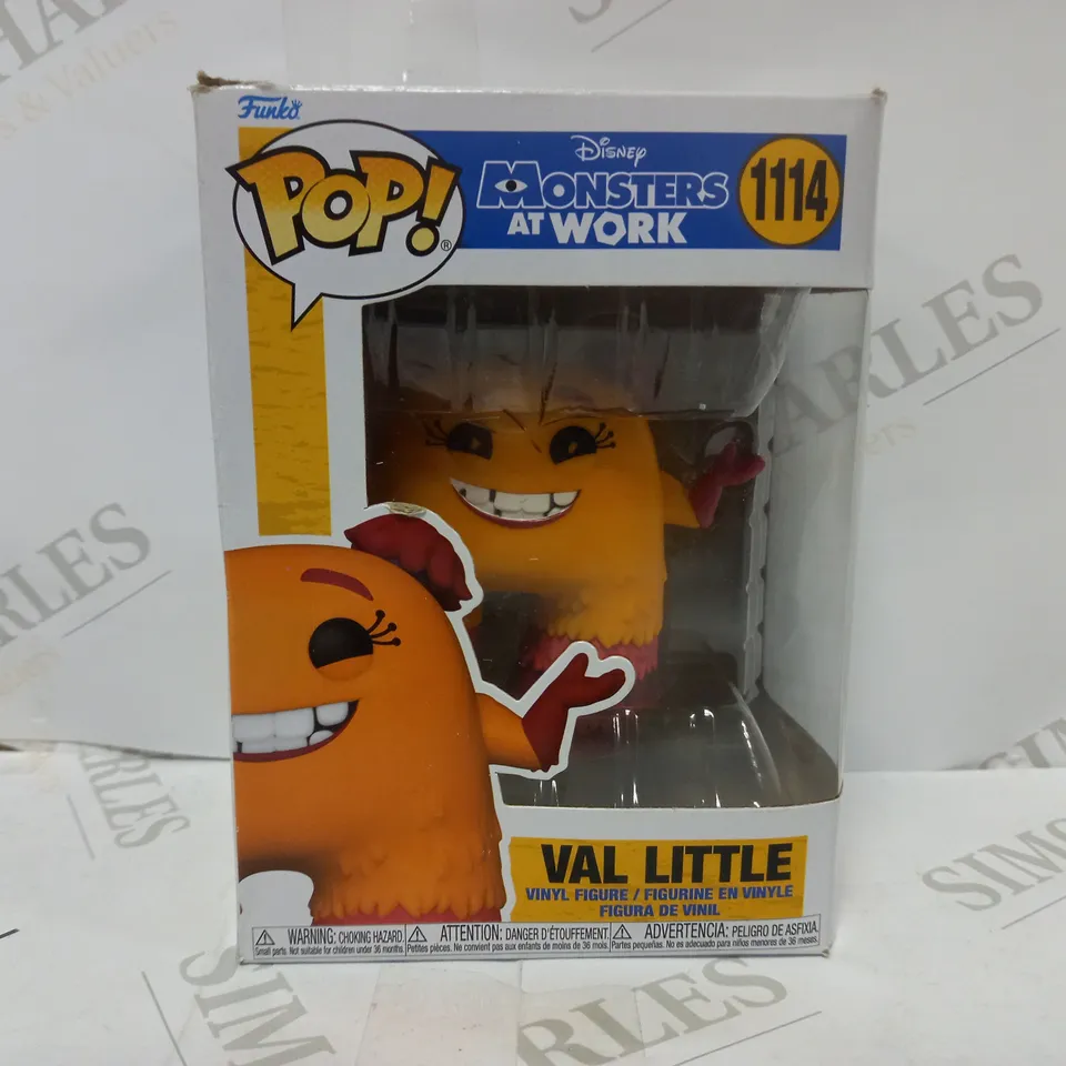 FUNKO POP DISNEY MONSTERS AT WORK 1114 'VAL LITTLE' VINYL FIGURE