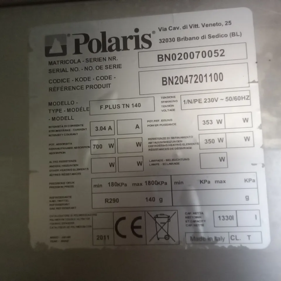 POLARIS F.PLUS TN 140 DOUBLE DOOR FRIDGE 