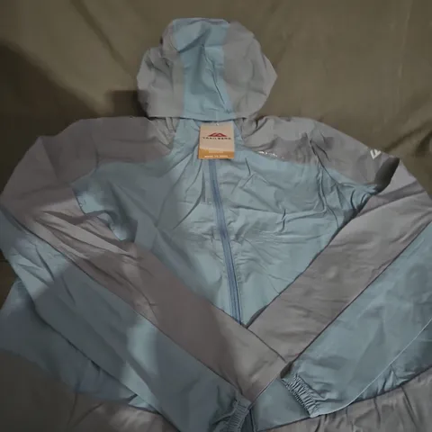 TRAILBERG APERTURE HOODED JACKET - FADED DENIM/TRADEWINDS, SIZE M