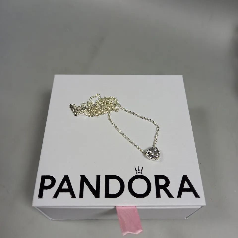 PANDORA ELEVATED HEART NECKLACE