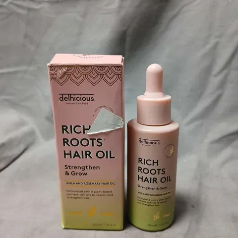 DELHICIOUS RICH ROOTS HAIR OIL – STRENGTHEN & GROW 