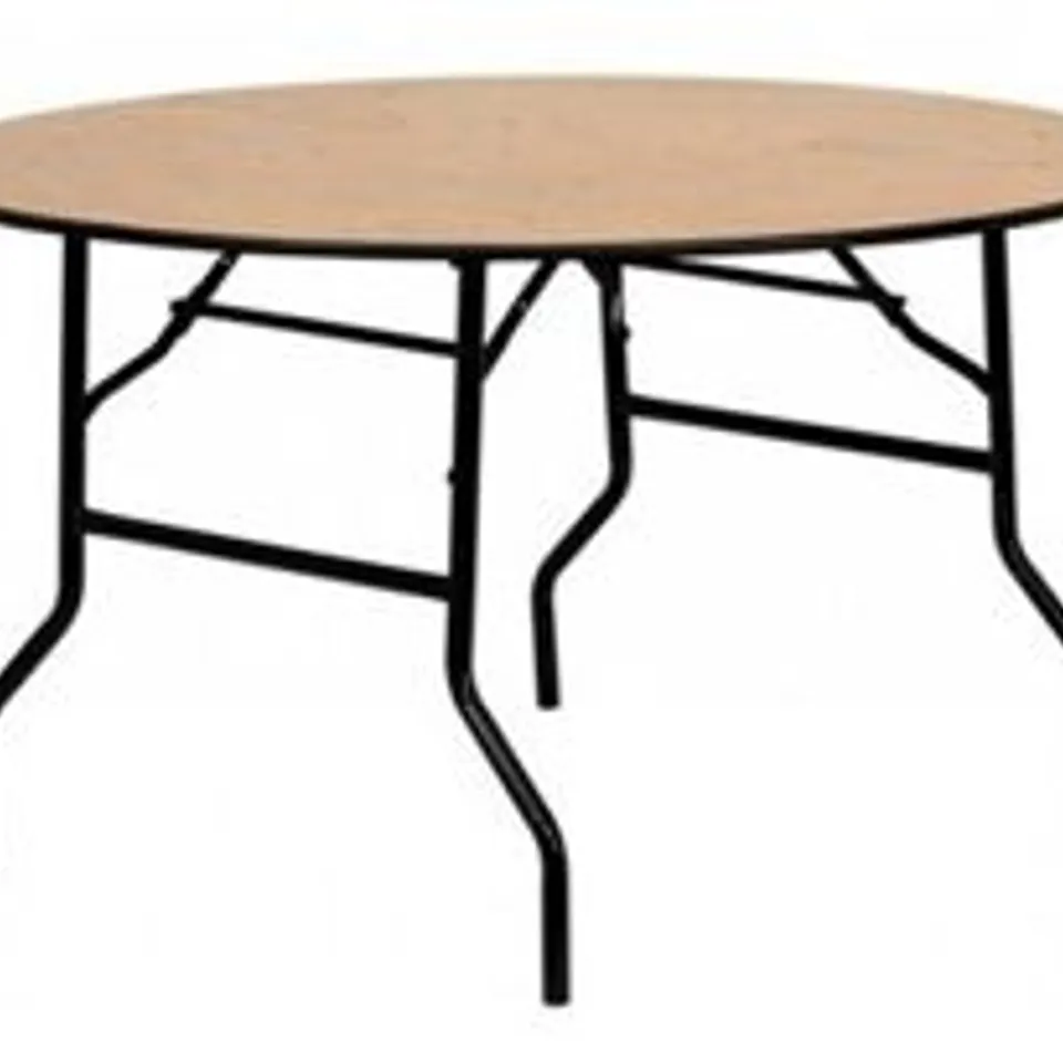 TWO CIRCULAR EVENTS FOLDABLE CATERING TABLE  RRP £400