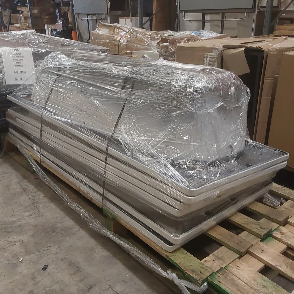 PALLET CONTAINING APPROXIMATELY 6x ROCA HEAVY STEEL BATH TUBS