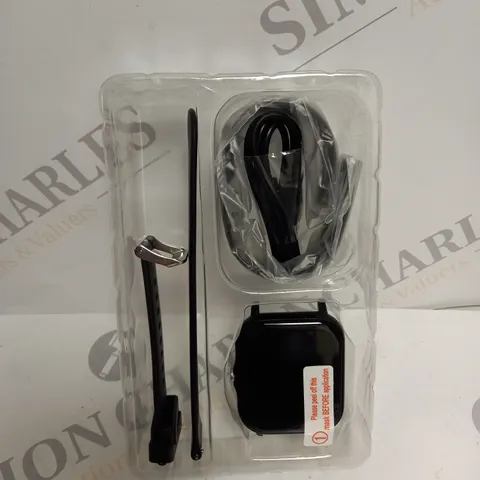 BOXED DESIGNER ANDROID SMARTWATCH IN BLACK