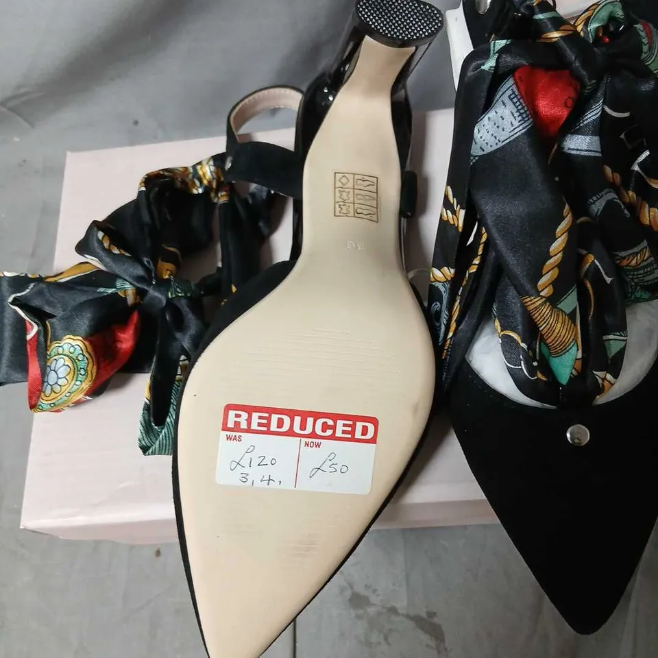 CAPOLLINI EMILY BLACK HIGH HEELS – UK 3 (EU 36)