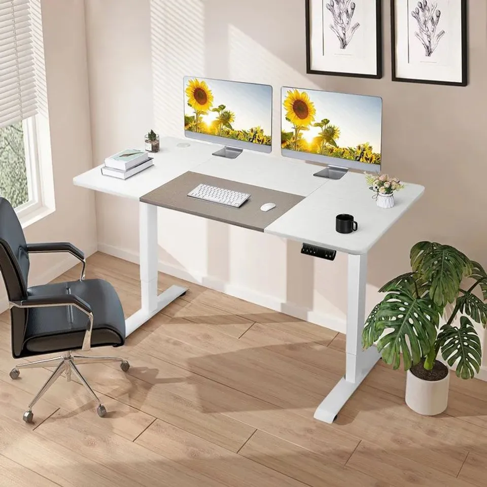 INBOX ZERO T SHAPE HEIGHT ADJUSTABLE STANDING DESK
