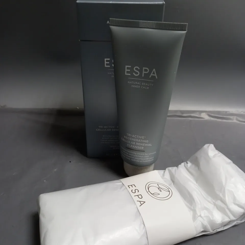 BOXED ESPA TRI-ACTIVE REGENERATING CELLULAR RENEWAL CLEANSER 100ML 