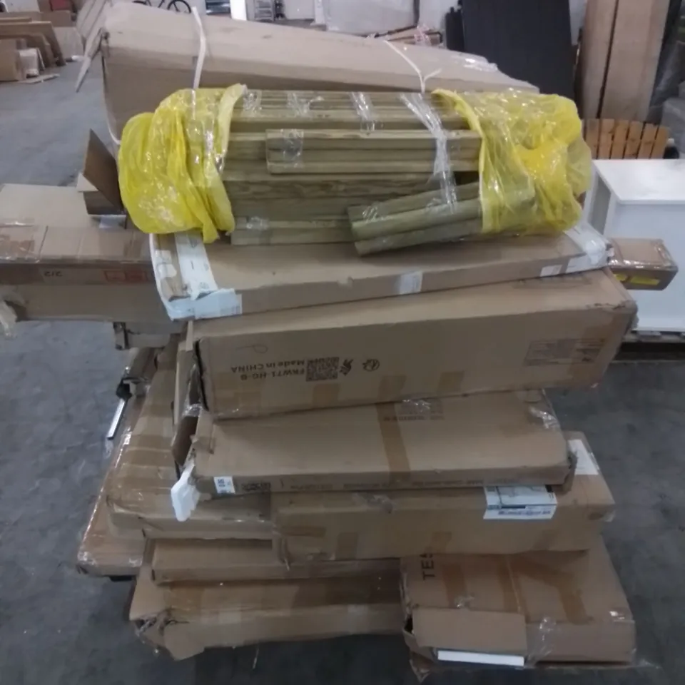 PALLET CONTAINING ASSORTED FURNITURE PARTS, INCOMPLETE SETS