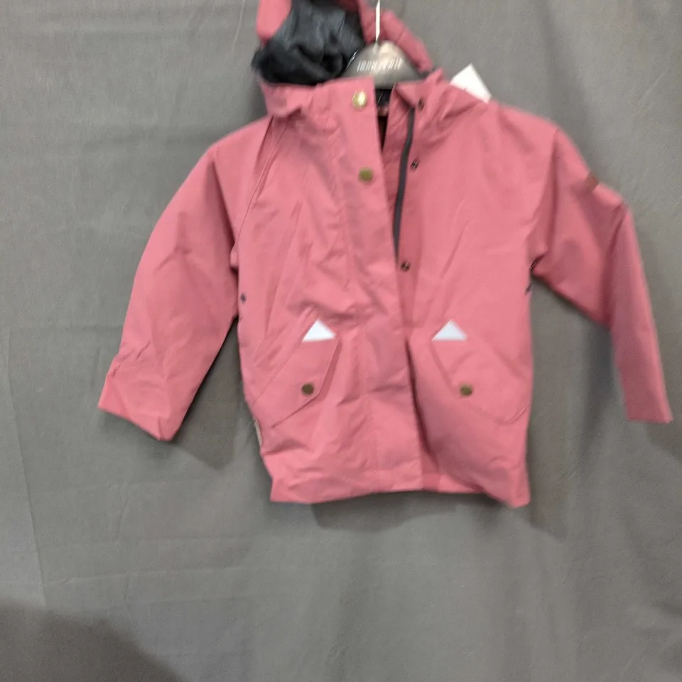 TOASTIE WILD EXPLORER PINK HOODED JACKET – UK 3-4 YEARS