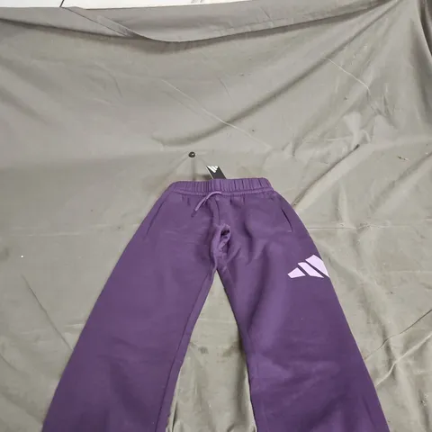 ADIDAS PURPLE JOGGERS AGE 5 TO 6 YEARS